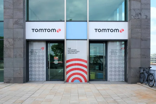 Berlin Almanya Temmuz 2022 Almanya Nın Treptower Daki Tomtom Karargahına — Stok fotoğraf