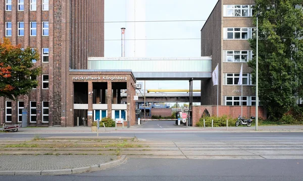 Berlin Germany October 2022 Entrance Area Klingenberg Combined Heat Power — Stock Photo, Image