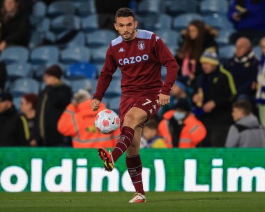 Oyun öncesi ısınma sırasında Aston Villa 'dan John McGinn # 7 
