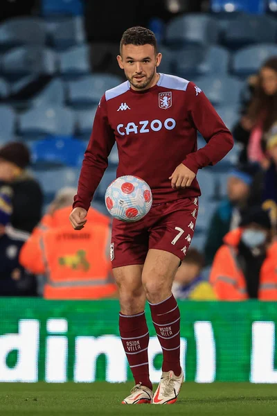 Oyun öncesi ısınma sırasında Aston Villa 'dan John McGinn # 7 