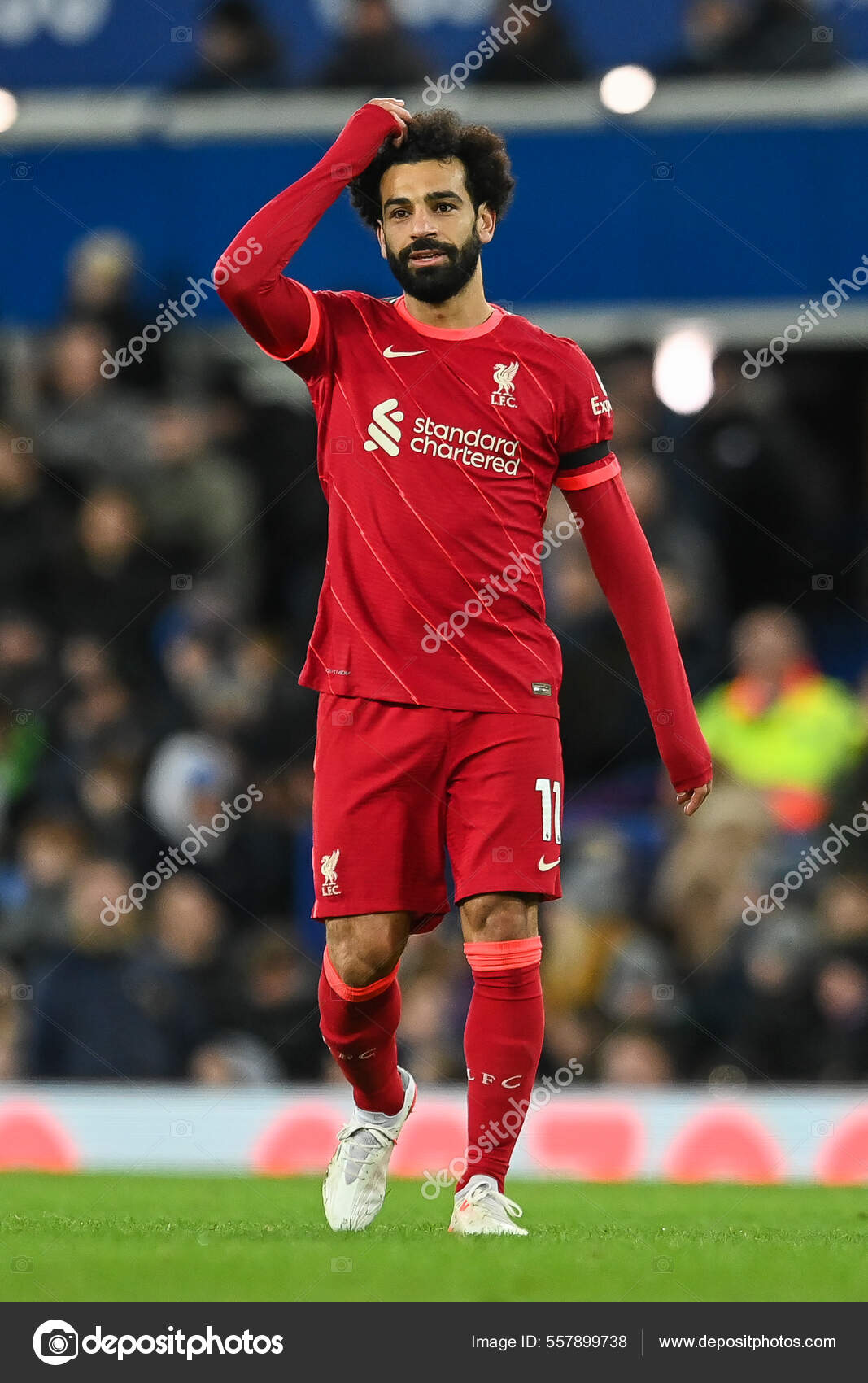 Мохаммед Салах Ливерпуля Время Игры – Стоковое Редакционное Фото.