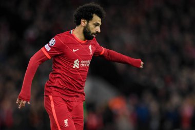 Maç sırasında Liverpool 'lu Mohamed Salah # 11