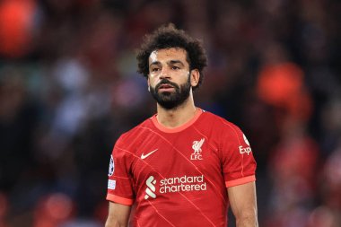Maç sırasında Liverpool 'lu Mohamed Salah # 11