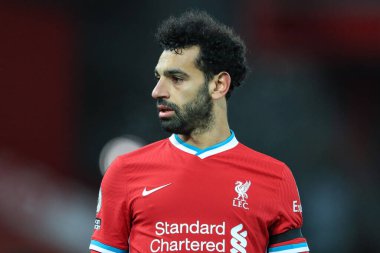 Maç sırasında Liverpool 'lu Mohamed Salah # 11