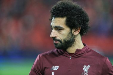 11 Aralık 2018, Anfield, Liverpool, İngiltere; UEFA Şampiyonlar Ligi, Liverpool v Napoli; Liverpool 'dan Muhammed Salah (11)