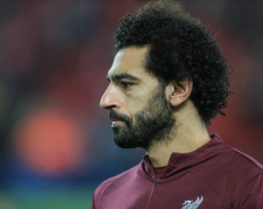 11 Aralık 2018, Anfield, Liverpool, İngiltere; UEFA Şampiyonlar Ligi, Liverpool v Napoli; Liverpool 'dan Muhammed Salah (11)