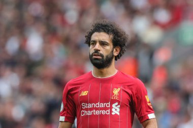 14 Eylül 2019, Anfield, Liverpool, İngiltere; Premier League Football, Liverpool vs Newcastle United; Mohamed Salah (11)