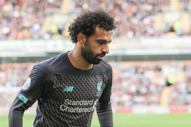31 Ağustos 2019, Turf Moor, Burnley, İngiltere; Premier League Football, Burnley Liverpool 'a karşı: Liverpool' lu Mohamed Salah (11)