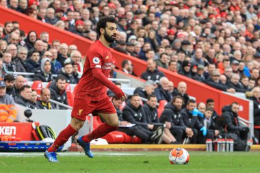 Maç sırasında Liverpool 'lu Mohamed Salah (11)