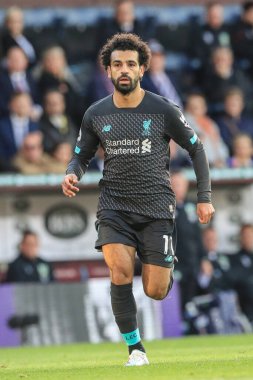 31 Ağustos 2019, Turf Moor, Burnley, İngiltere; Premier League Football, Burnley Liverpool 'a karşı: Liverpool' lu Mohamed Salah (11)