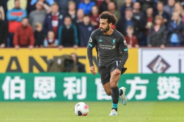 31 Ağustos 2019, Turf Moor, Burnley, İngiltere; Premier League Football, Burnley Liverpool 'a karşı: Liverpool' lu Mohamed Salah (11)