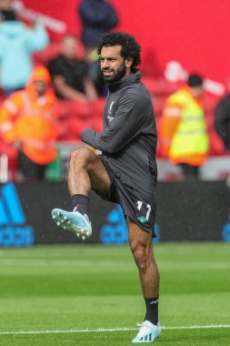 28 Eylül 2019, Bramall Lane, Sheffield, İngiltere; Premier League, Sheffield United Liverpool: Liverpool 'dan Mohamed Salah (11)