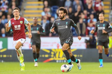 31 Ağustos 2019, Turf Moor, Burnley, İngiltere; Premier League Football, Burnley Liverpool 'a karşı: Liverpool' lu Mohamed Salah (11)