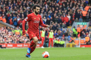 7 Mart 2020, Anfield, Liverpool, İngiltere; Premier League, Liverpool - Bournemouth: Liverpool 'lu Mohamed Salah (11)