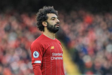 14 Aralık 2019, Anfield, Liverpool, İngiltere; Premier League, Liverpool v Watford: Liverpool 'lu Mohamed Salah (11)