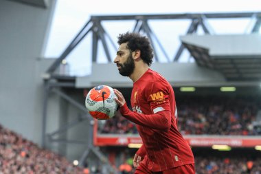 7 Mart 2020, Anfield, Liverpool, İngiltere; Premier League, Liverpool - Bournemouth: Liverpool 'lu Mohamed Salah (11)