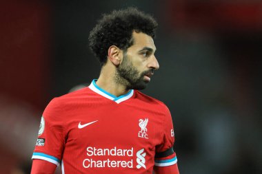 Maç sırasında Liverpool 'lu Mohamed Salah # 11