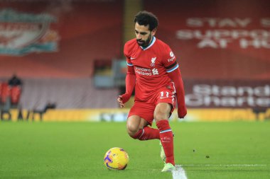 Maç sırasında Liverpool 'lu Mohamed Salah # 11