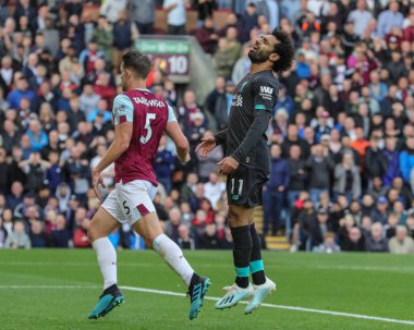 31 Ağustos 2019, Turf Moor, Burnley, İngiltere; Premier League Football, Burnley vs Liverpool: Liverpool 'lu Mohamed Salah (11) golü kaçırdı