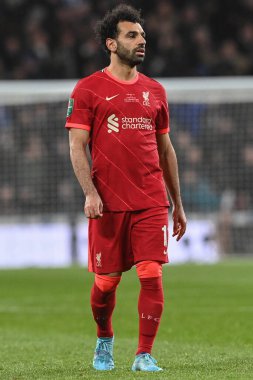 Maç sırasında Liverpool 'lu Mohamed Salah # 11