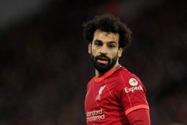 Maç sırasında Liverpool 'lu Mohamed Salah # 11