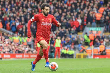 7 Mart 2020, Anfield, Liverpool, İngiltere; Premier League, Liverpool - Bournemouth: Liverpool 'lu Mohamed Salah (11)