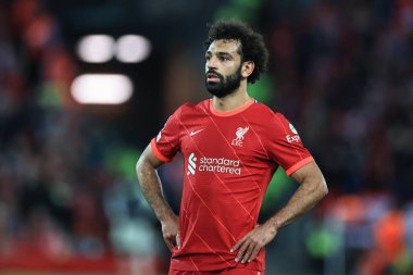 Maç sırasında Liverpool 'lu Mohamed Salah # 11