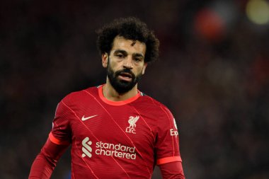 Maç sırasında Liverpool 'lu Mohamed Salah # 11