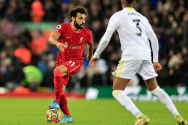 Maç sırasında Liverpool 'lu Mohamed Salah # 11
