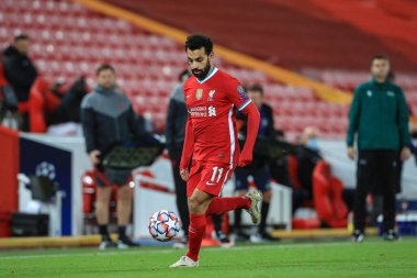 Maç sırasında Liverpool 'lu Mohamed Salah (11)