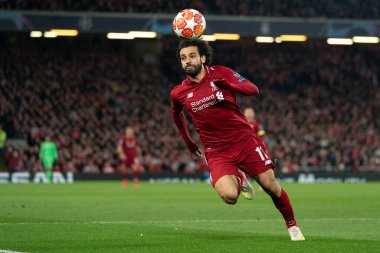 Liverpool 'dan Mohamed Salah bugün maçta. 