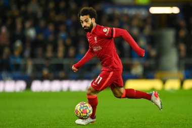 Liverpool 'dan Mohamed Salah # 11 topu aldı.