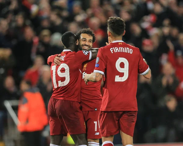 2018 Anfield Liverpool England Uafa Champions League Semifinal First Leg — 스톡 사진