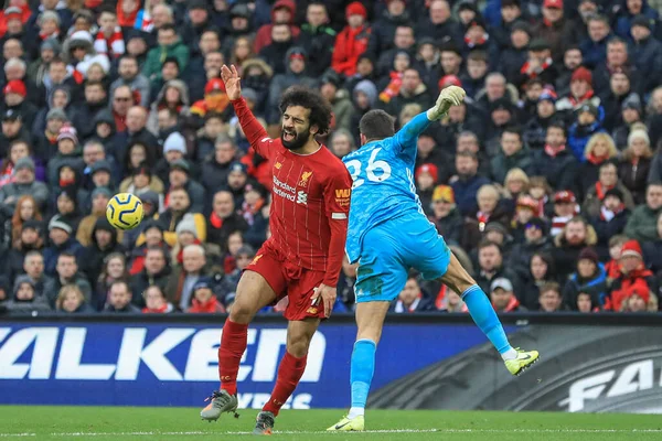 Aralık 2019 Anfield Liverpool Ngiltere Premier League Liverpool Watford Watford — Stok fotoğraf