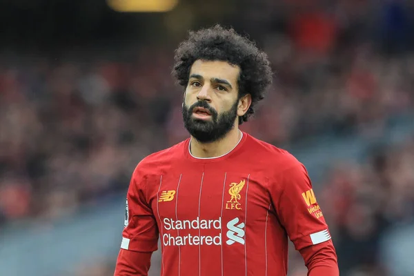 2019 Anfield Liverpool England Premier League Liverpool Watford Mohamed Salah — 스톡 사진