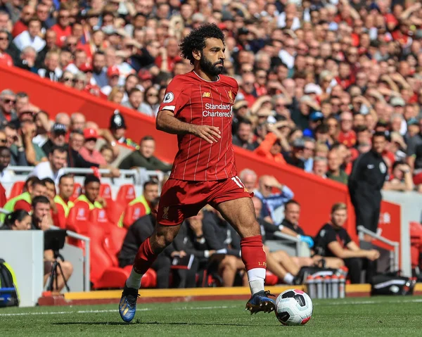 14 Eylül 2019, Anfield, Liverpool, İngiltere; Premier League Football, Liverpool vs Newcastle United; Mohamed Salah (11)