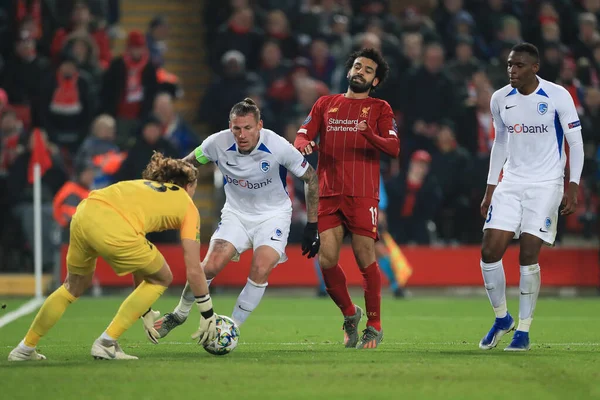 Novembre 2019 Anfield Liverpool Inghilterra Uefa Champions League Liverpool Contro — Foto Stock