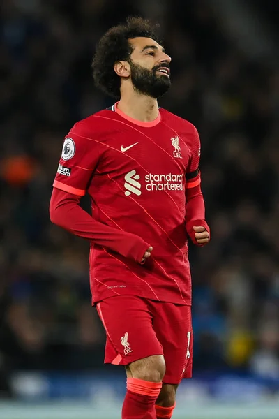 Mohamed Salah Liverpool Durante Partido — Foto de Stock