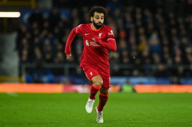 Maç sırasında Liverpool 'lu Mohamed Salah # 11