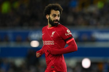 Maç sırasında Liverpool 'lu Mohamed Salah # 11