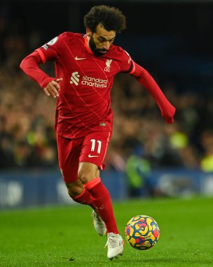 Liverpool 'dan Mohamed Salah # 11 topu aldı.