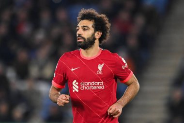 Maç sırasında Liverpool 'lu Mohamed Salah # 11