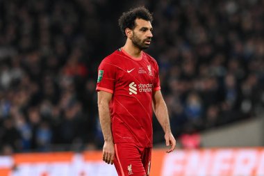 Maç sırasında Liverpool 'lu Mohamed Salah # 11