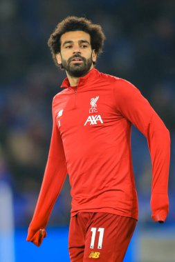 26 Aralık 2019, King Power Stadyumu, Leicester, İngiltere; Premier League, Leicester City - Liverpool: Liverpool 'dan Muhammed Salah (11)