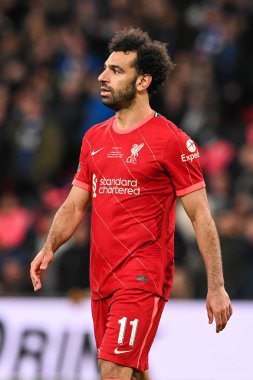 Maç sırasında Liverpool 'lu Mohamed Salah # 11