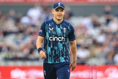 Maç sırasında İngiltere 'den Sam Curran