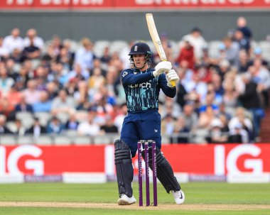 İngiltere 'den Jason Roy çizgiyi geçerken seyrediyor