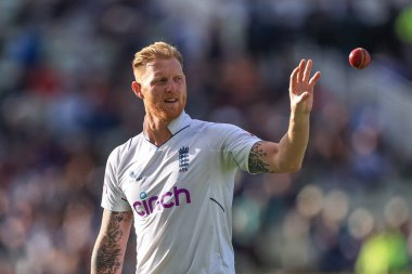 Maç sırasında İngiltere 'den Ben Stokes