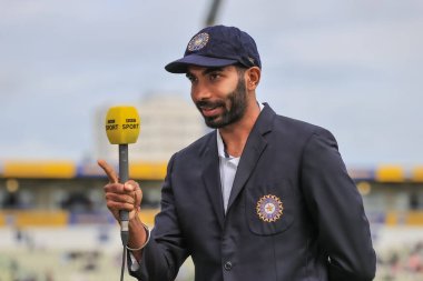 Jasprit Bumrah of India speaks to BBC Sport ahead of play on day 1
