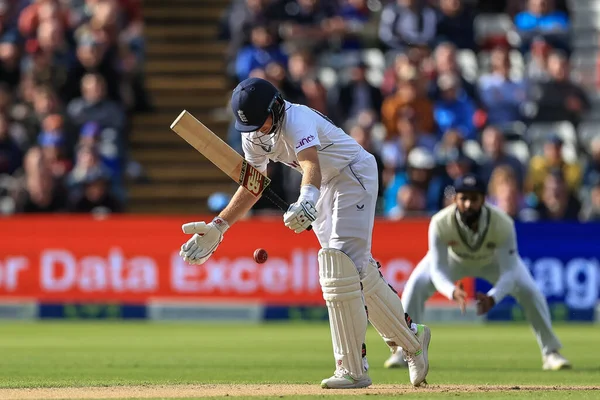 India Review Joe Root England Shout Lbw Out — Stock Photo, Image